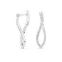 Sculptural Infinity Drop Earrings