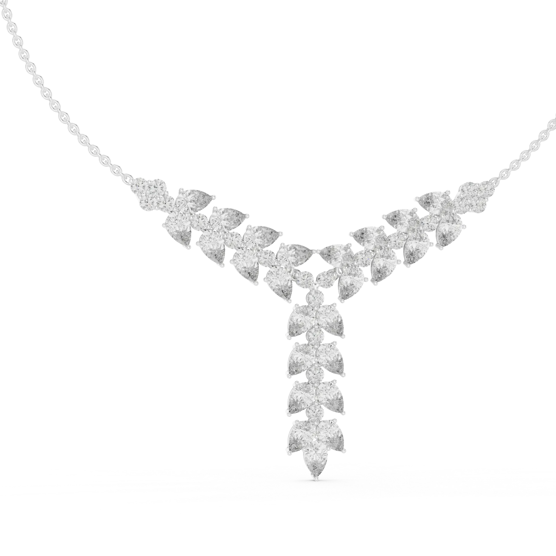 Marquise Laurel Y-Necklace
