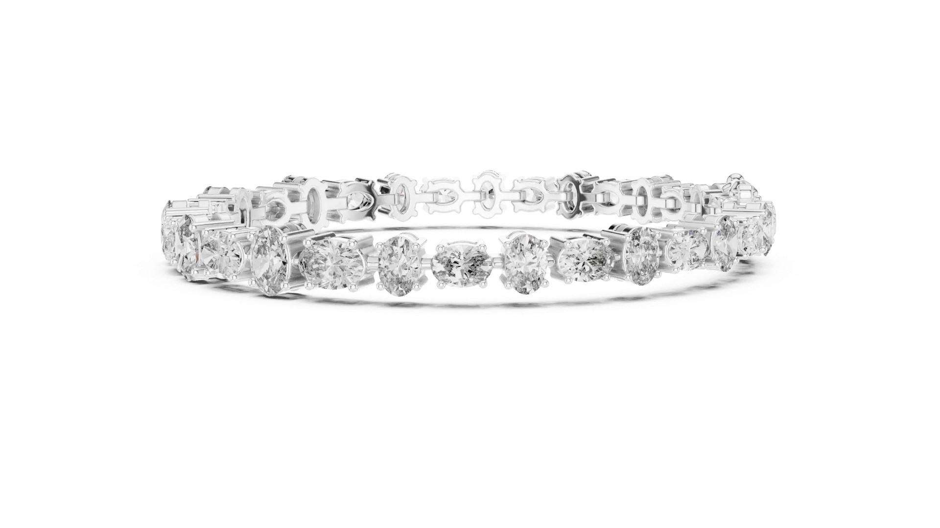 Rhythmic Alternating Oval Bracelet